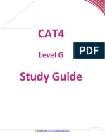 Cat4 Level G Study Guide