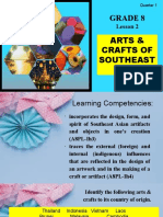 Q1-Arts 8-Arts and Crafts of Southeast Asia