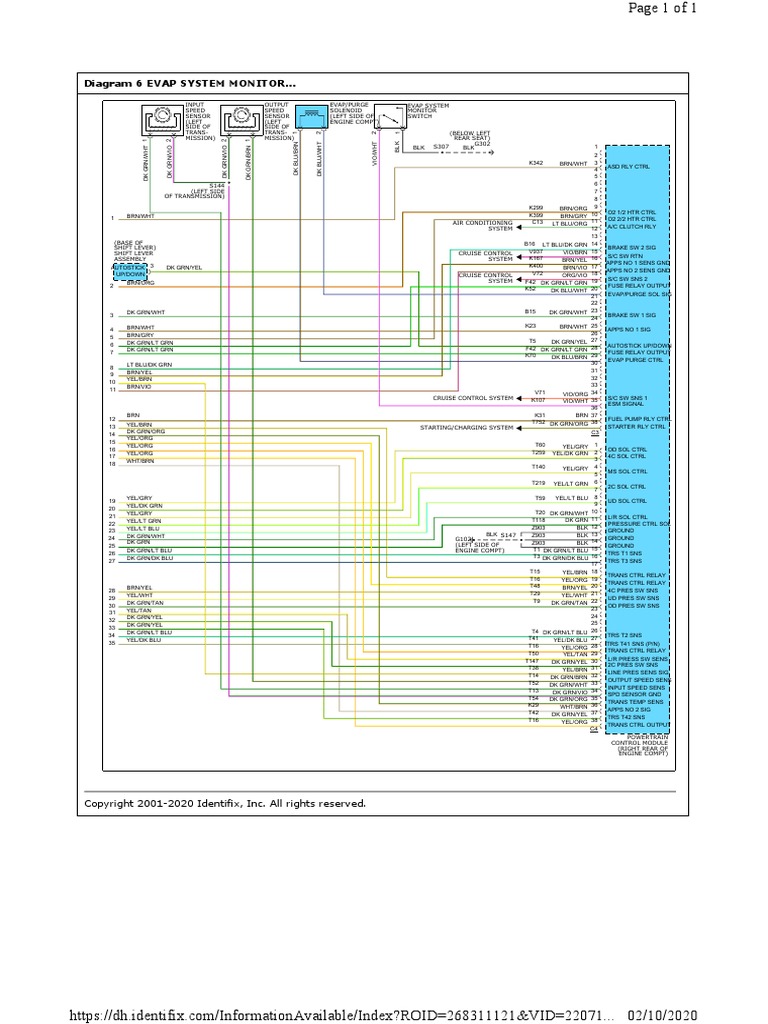 Diagram 6 Evap System Monitor.. PDF Transportation Engineering Land Vehicles