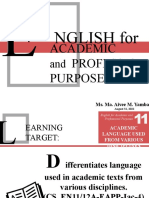 L1 - Academic Language