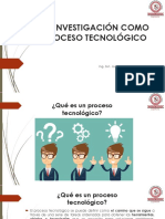 Clase 2. LA INVESTIGACIÓN TECNOLÓGICA