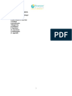 The Formatting and Structure of a Project Report