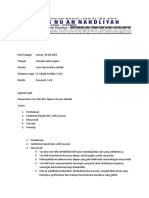 dokumen dari hasil evaluasi notulen rapat