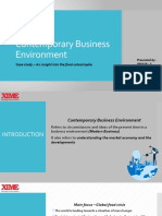 Contemporary Business Environment: Case Study - An Insight Into The Food Catastrophe