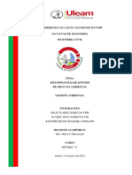 Metodologias de Estudio de Impacto Ambiental