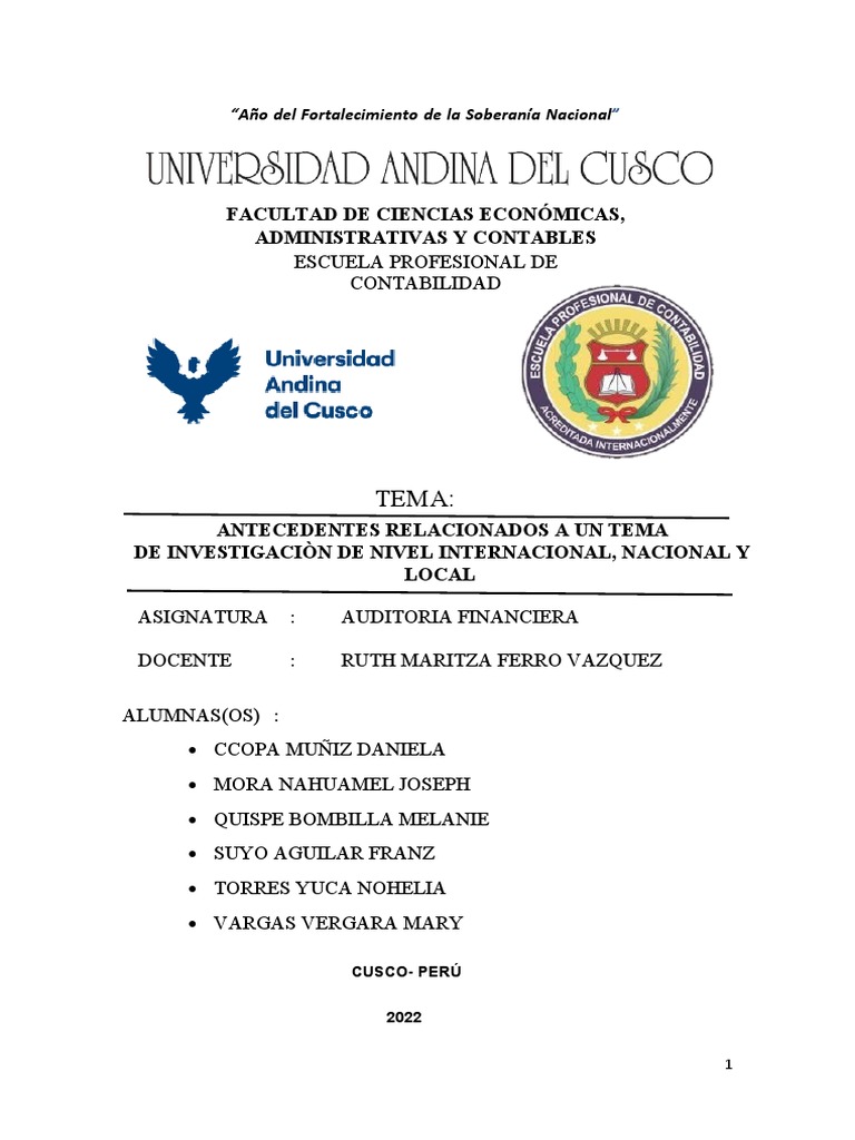 Tema:: Facultad de Ciencias Económicas, Administrativas Y Contables ...