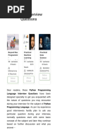 Python Interview Questions