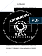 Paquetes y precios de REAA Producciones para servicios de video y fotografía