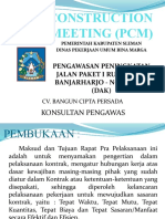 Presentasi PCM Jalan Sleman 2018