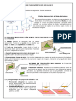 Sistema diédrico y proyección de puntos y líneas