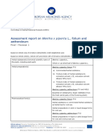 Assessment Report Mentha X Piperita L Folium Aetheroleum Revision 1 - en