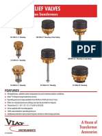 Pressure Relief Valves: For Small Distribution Transformers