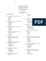 Ujian Semester Genap Tahun Ajaran 2019/2020 SDN 175809 SUGAPA Kelas: Iv Mata Pelajaran: IPS