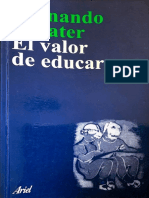 El Valor de Educar de Fernando Savater (Pp. 113-143) .