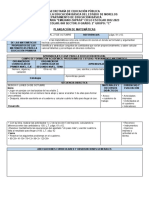 Planeación MATEMATICAS
