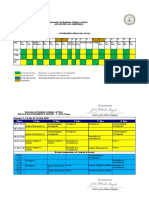 Calendário de Aulas GE