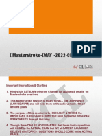 Masterstroke CLAT Special May 2022