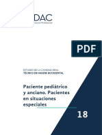 Tema 18 - Paciente Pediátrico y Anciano. Pacientes en Situaciones Especiales
