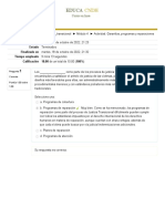 Actividad. Garantías, Programas y Reparaciones