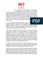 Documento Politco Declaracion MBF22