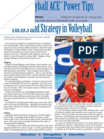 PT Tactics and Strategy in Volleyball
