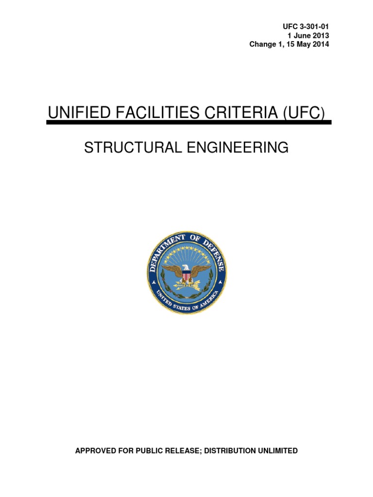 Ufc 3 301 01 - Structural Engineering | PDF | Wall | Emergency