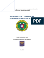 Draft DOH Competency Framework 2016