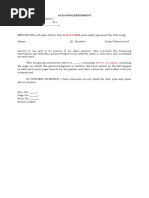 Acknowledgment Form Sample Philippines | PDF