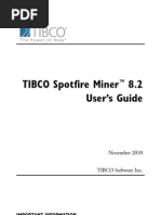 Tibco Spot Miner 8.2 Uguide