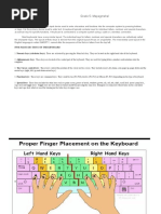 Parts of Keyboard Keys and Their Function+computer | PDF