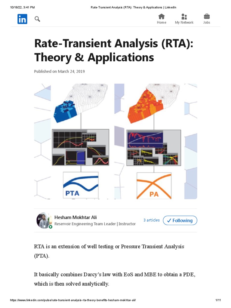 RTA: Theory and Applications in Reservoirs | PDF | Petroleum Reservoir ...