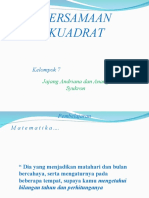 Jajang Dan Anang - Persamaan Kuadrat