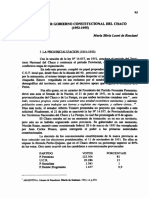 1.2. M. S. Leoni - El Primer Gobierno Constitucional Del Chaco