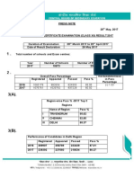 Press Note - Result Class XII 2017 (Statistics)