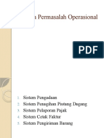 Analisa Permasalah Operasional Dan P Tekhnis