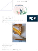 Receitas para A Felicidade! - Tarte de Lamego