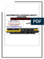 Original Maths and General Ability Notes