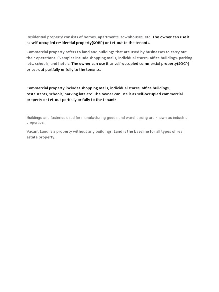 Property Details | PDF | Business