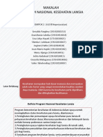 Makalah Program Nasional Kesehatan Lansia