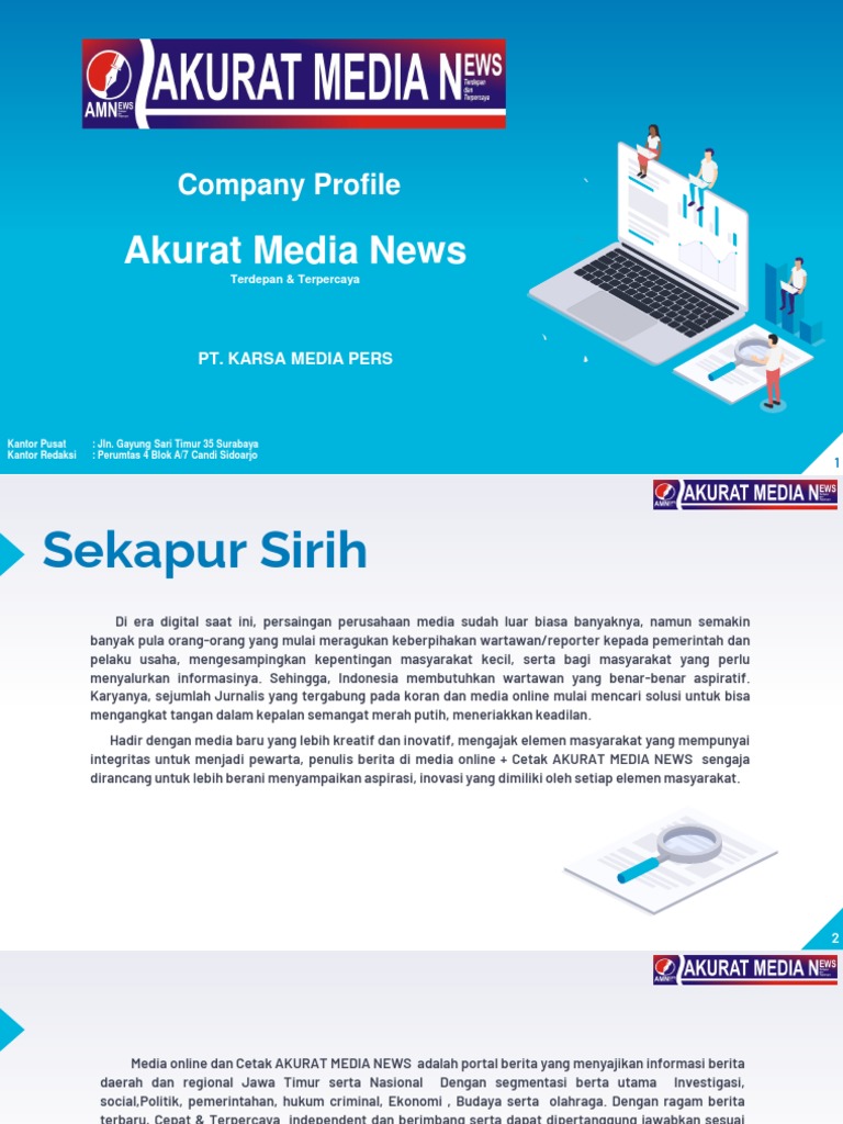 Company Profile Akurat Media News PDF