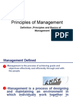 Principle of Management Basic