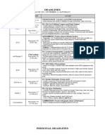 DEADLINES as of 21-11-13