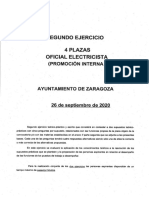 Zaragoza 2020 - 910ofelectricistapicuestionario2ejercicio