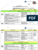 Planificarea Calendaristica Anuala CL A Viiia