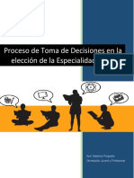 Proceso de Toma de Decisiones en La Elección de Especialidad Técnica