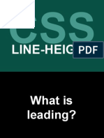 CSS Line-Height