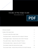 Modes of The Major Scale - Theory and Sound