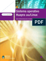 Sistema Operativo Huayra Gnu - Linux. Serie Instrumental para El Modelo 1 A 1