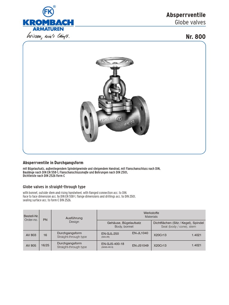 Krombach - Ap800 | PDF