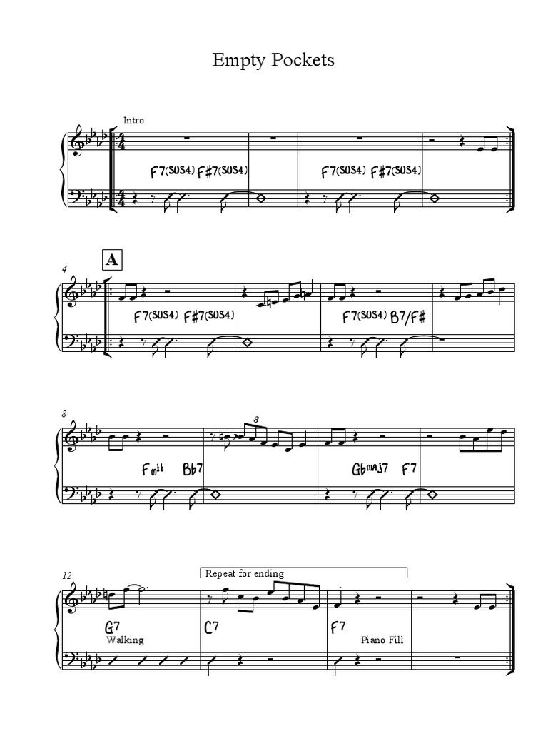 Empty Pockets C PDF